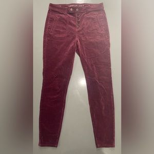 American Eagle-Corduroy super stretch high-rise jeggings
